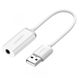 Звукова карта UGREEN US206 White (30712)