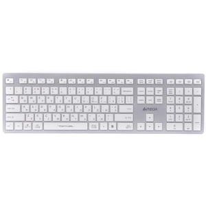 Клавіатура бездротова A4tech FBX50C White