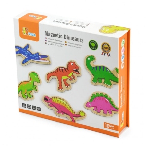 Набір магнітних фігурок Viga Toys Динозаври 20 шт. (50289)