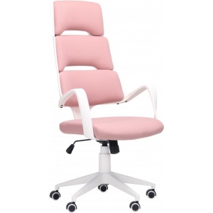 Крісло офісне AMF Spiral White Pink