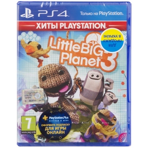порівняти ціни на Ігровий диск PS4 LittleBigPlanet 3 [PS4, Russian version]