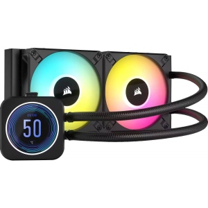 Водяна система охолодження Corsair iCUE H100i Elite LCD XT Display Liquid CPU Cooler (CW-9060074-WW)