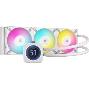 Водяна система охолодження Corsair iCUE H150i Elite LCD XT White Display Liquid CPU Cooler (CW-9060077-WW)