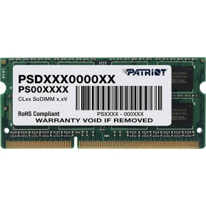 Память DDR Patriot SO-DIMM 4GB/1333 DDR3 Signature Line (PSD34G13332S)