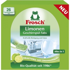 Таблетка для посудомийної машини Frosch Лимон 26 шт.