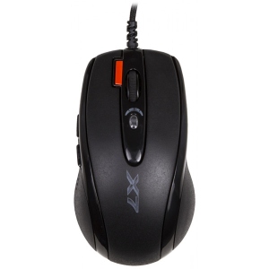 Миша дротова ігрова A4tech X-710BK Black USB + X7-200MP