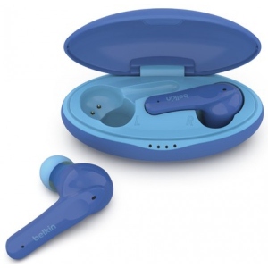Навушники вкладиші бездротові TWS Belkin Soundform Nano True Wireless Blue (PAC003BTBL)