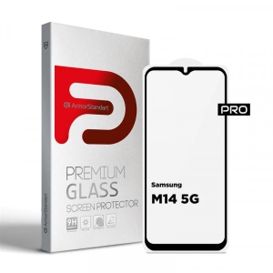 Захисне скло для смартфону Armorstandart Pro for Samsung Galaxy M14 SM-M146 Black (ARM66667)