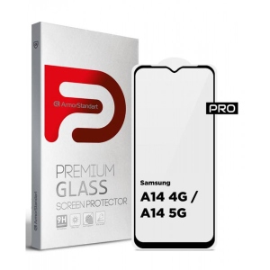 Захисне скло для смартфону Armorstandart Pro for Samsung Galaxy A14 SM-A145/A14 5G SM-A146 Black (ARM66206)