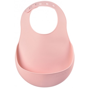 Нагрудник силіконовий Beaba Pink (913491)