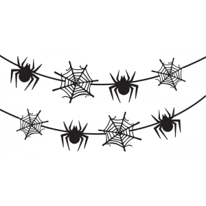 Декор Halloween YES! Fun Spider Webs 13 фігурок 3 м (801182)