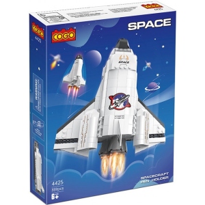 Пластиковий конструктор COGO Космічна подорож (359 елм.) Космічний корабель (4425)