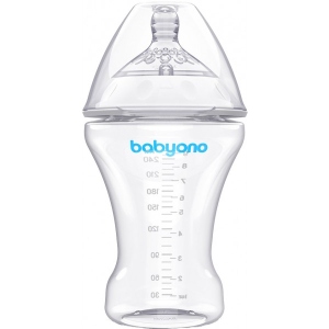Пляшка для годування BabyOno Natural nursing 260 мл (1451)