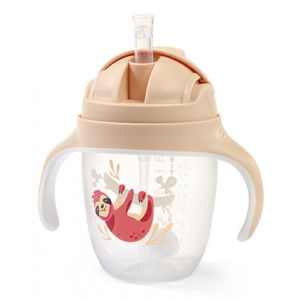 Поїльник-непроливайка дитячий BabyOno 240 мл Лінивець (1464/04)