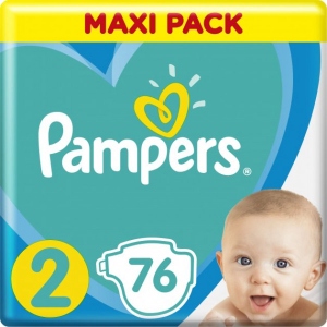 Одноразові підгузки Pampers Active Baby Размер 2 (4-8 кг), 76 шт.
