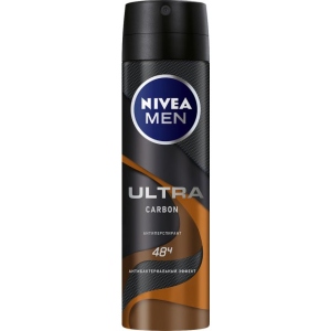 Дезодорант аерозольний NIVEA Men Ultra Carbon 150 мл (4005900634320)