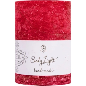 Свічка декоративна Candy Light червона C07*10/1-3.3