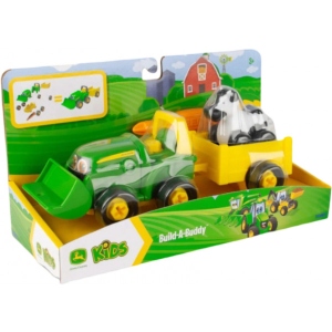Пластиковий конструктор John Deere Kids Трактор із ковшем і причепом (47209)
