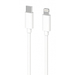 Кабель синхронізації даних 2E USB-C - Lightning Glow 1 m White (2E-CCCL-WH)