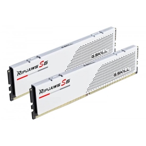 Память DDR G.Skill DDR5 2x16GB/6000 Ripjaws S5 White (F5-6000J3238F16GX2-RS5W)