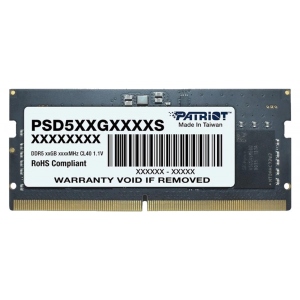 Память DDR Patriot SO-DIMM DDR5 8GB/4800 Signature Line (PSD58G480041S)