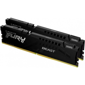 Память DDR Kingston DDR5 2x16GB/6400 Fury Beast Black (KF564C32BBK2-32)