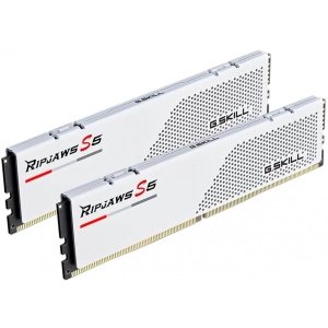 Память DDR G.Skill Ripjaws S5 White DDR5-5200 96GB (2x48GB) (F5-5200J4040A48GX2-RS5W)
