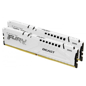 Память DDR Kingston FURY Beast White DDR5-6000 64GB (2x32GB) (KF560C30BWEK2-64)
