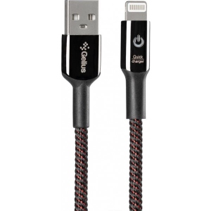 Кабель синхронізації даних Gelius Pro Smart GP-U08i Lightning 1 m Black
