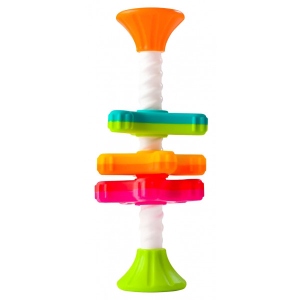 Пірамідка Fat Brain Toys MiniSpinny тактильна (F134ML)