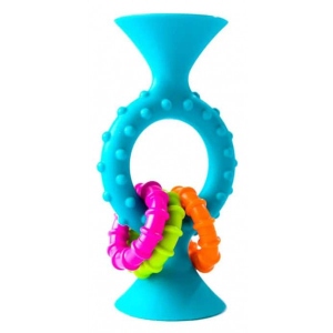 Брязкальце Fat Brain Toys pipSquigz Loops бірюзовий (F166ML)