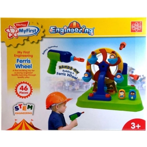 Пластиковий конструктор Edu-Toys Колесо огляду з інструментами 46 деталей (JS025)