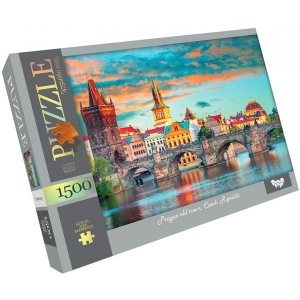 Пазли картонні (8 +) Danko-Toys "Prague old town"1500 ел.  (С1500-04-07)