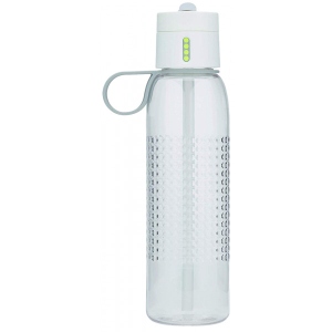 Пляшка для води Joseph Joseph 81095 0,75 л White з індикатором і трубочкою