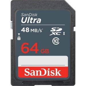 Карта пам'яті SanDisk Ultra SDXC 64GB Class 10 UHS-I (SDSDUNR-064G-GN3IN)