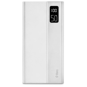 Батарея мобільна Ttec 50000mAh ReCharger Mega LCD White (2BB197B)