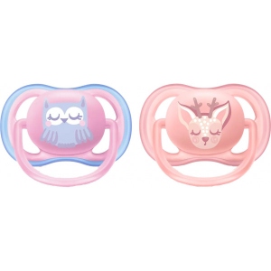 Ортодонтична пустушка Philips Avent Ultra-Air, 0-6 міс., 2 шт. (SCF085/02)
