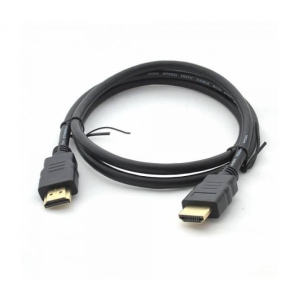 Кабель HDMI Merlion HDMI-HDMI, 0.5m Black (YT-HDMI(M)/(M)HS-0.5m/15455)
