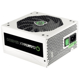 Блок живлення для ПК Gamemax ATX 600W 14см вент. (GM-600-WHITE)