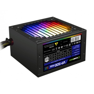 Блок живлення для ПК Gamemax ATX 500W 80+ (VP-500-RGB)