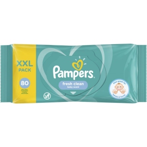 Серветки вологі для дітей Pampers Fresh Clean 80 шт. (8001841077598) інтернет-магазин