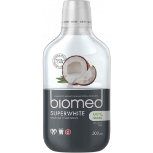 Ополіскувач для порожнини рота BioMed Super White 500 мл (7640168931032) купити в Україні