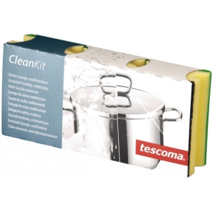 Губка для миття посуду поролонова tescoma 900651 Clean Kit 3 шт. багатофункціональні
