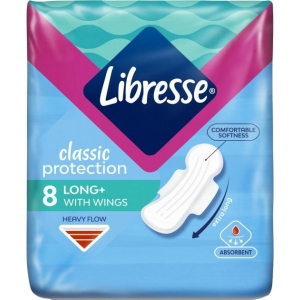 Прокладки гігієнічні Libresse Classic Protection Long 8 шт. (7322541233512)