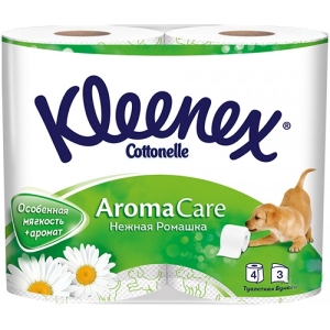 Туалетний папір Kleenex Ромашка 4 рулона (5029053541600)