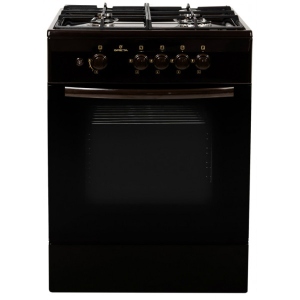 Плита газова Greta 600-06АА чр НД коричневая (60*60)