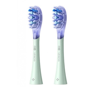 Насадка для зубної щітки Oclean UW01 G02 Ultra White Brush Head Green 2 шт. (6970810553529)