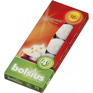 Свічка чайна Bolsius 4 години, 10шт