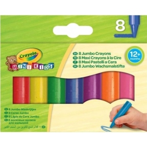 Набір воскової крейди Crayola большие Mini Kids для малышей, 8 шт (256241.148)