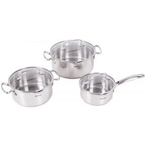 Уцінка - Набор посуды Tefal G719S674 Duetto+ 6 пр (кастр.20/24 с/кр., ковш 16 см с/кр)